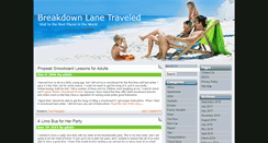 Desktop Screenshot of breakdownlanetraveled.com